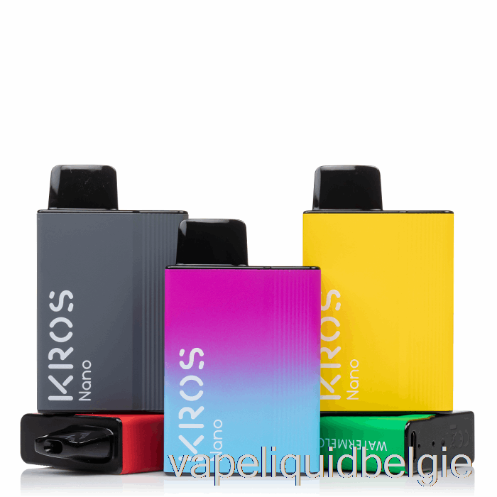 Vape Smaken Kros Nano 5000 Wegwerp Blauwe Razz Granaatappel